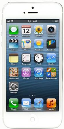 Смартфон Apple iPhone 5 32Gb White & Silver - Северодвинск