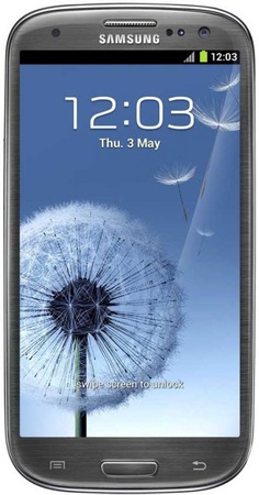 Смартфон Samsung Galaxy S3 GT-I9300 16Gb Titanium grey - Северодвинск